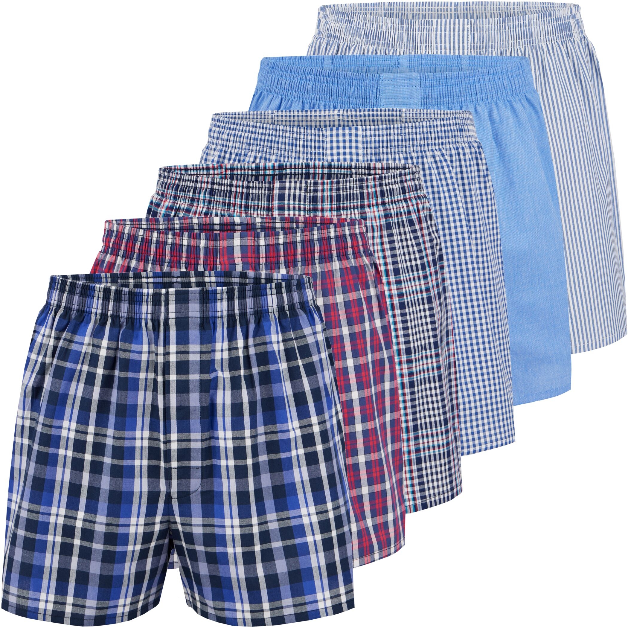 City Life Boxershorts mehrfarbig 6er Pack Nr 6