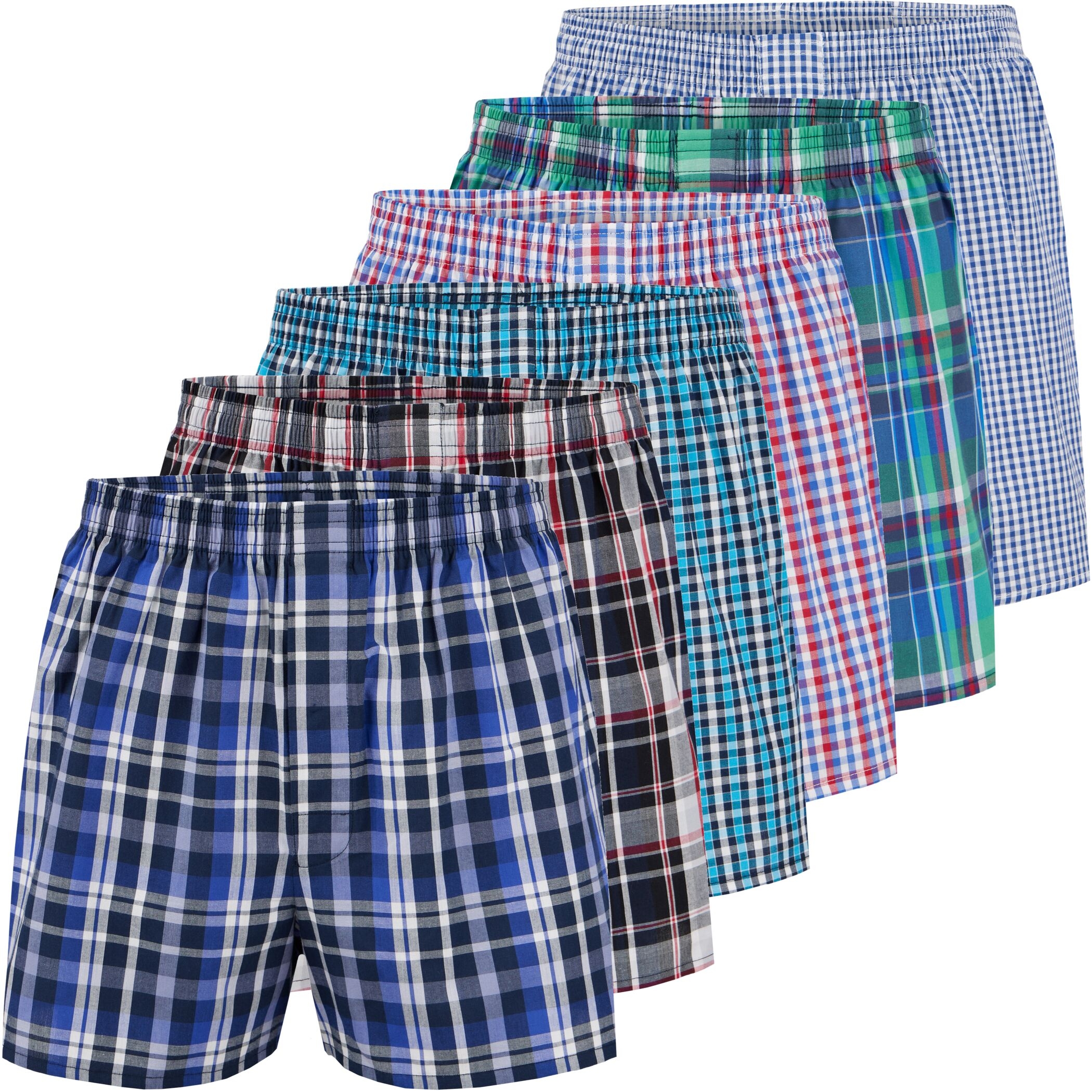 City Life Boxershorts mehrfarbig 6er Pack Nr 2