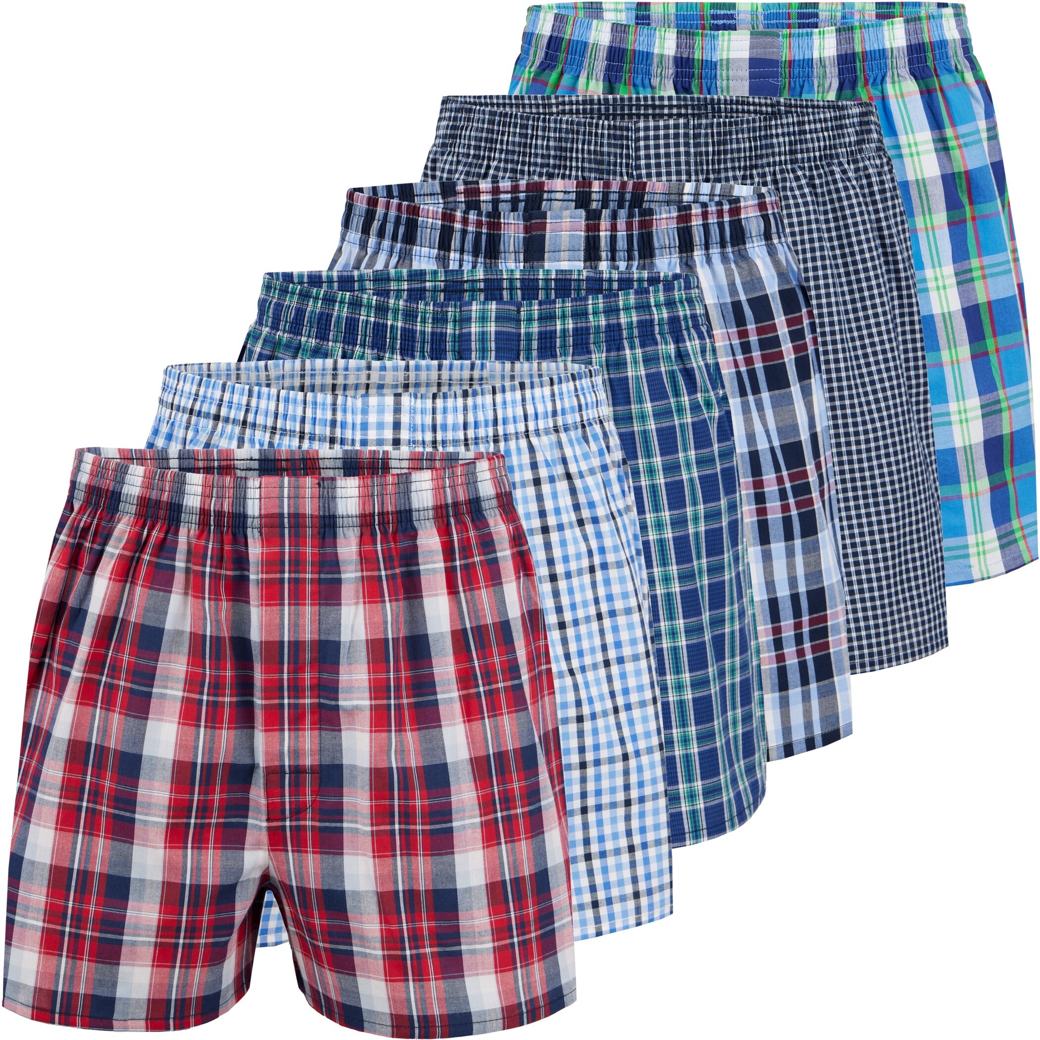 City Life Boxershorts mehrfarbig 6er Pack Nr 1