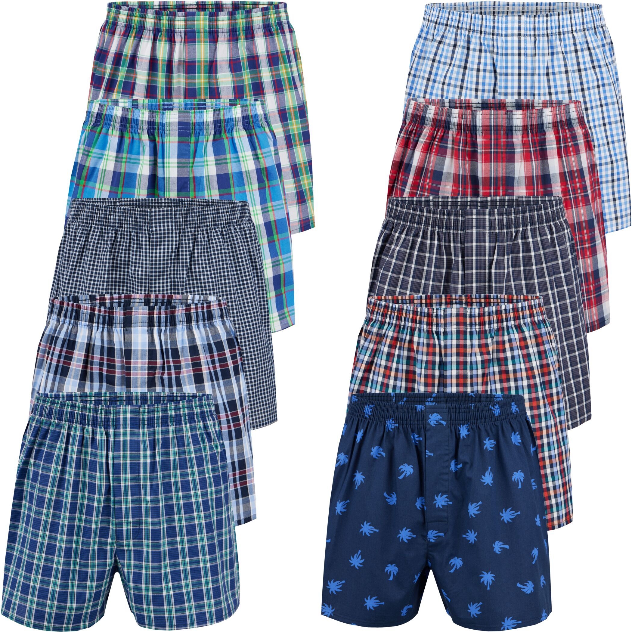 City Life Boxershorts mehrfarbig 10er Pack Nr 1